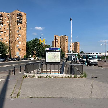 Grand F3 60M2 Pour 6 Personnes - Paris 19Eme - Stade De France - La Villette Aubervilliers Exterior foto